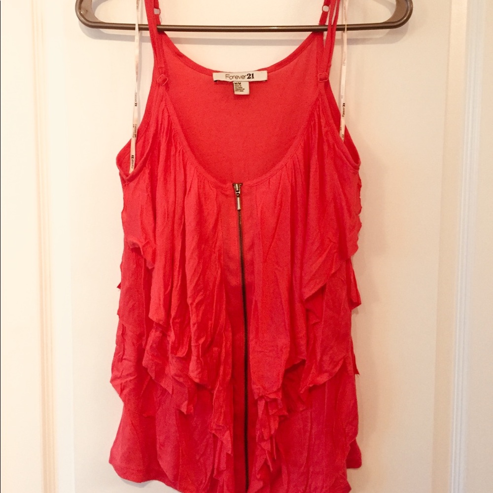 Ruffle tank
